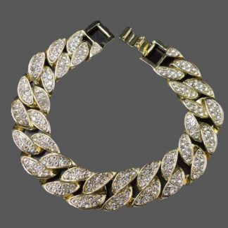 cuban chain bracelet hip hop iced out bracelet